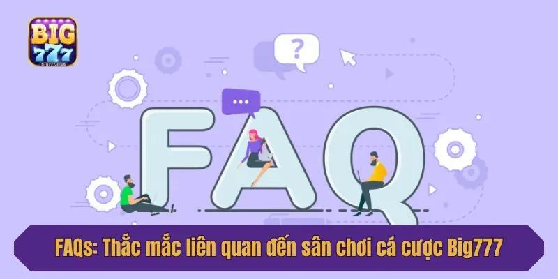 FAQs: Thắc mắc liên quan đến sân chơi cá cược Big777