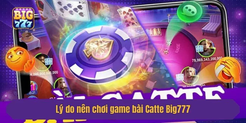 Lý do nên chơi game bài Catte Big777
