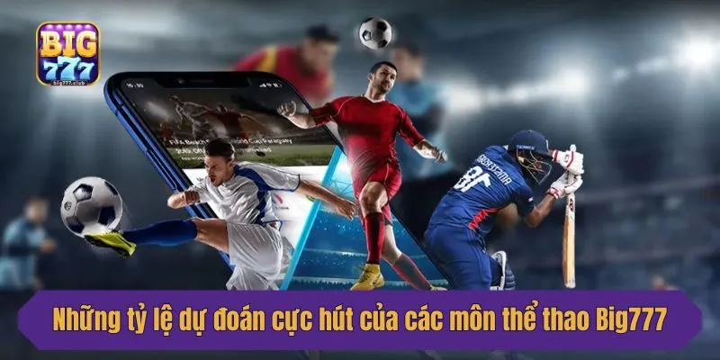 Những tỷ lệ dự đoán cực hút của các môn thể thao Big777